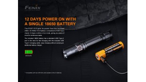 Fenix PD35 V3.0 - Lanternă Tactică - 1700 Lumeni - 357 Metri - Black
